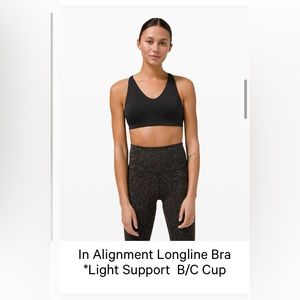 Lululemon In Alignment Sport Bra